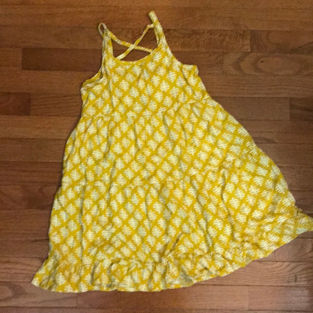 Never worn.  New without tags yellow sundress.